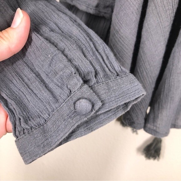 Wildheart By Eternal Sunshine Creations Boho Top Embellished Swing Long Sleeve S - Picture 5 of 10